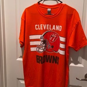 Cleveland Browns Rolling Stones T-Shirt SZ LARGE